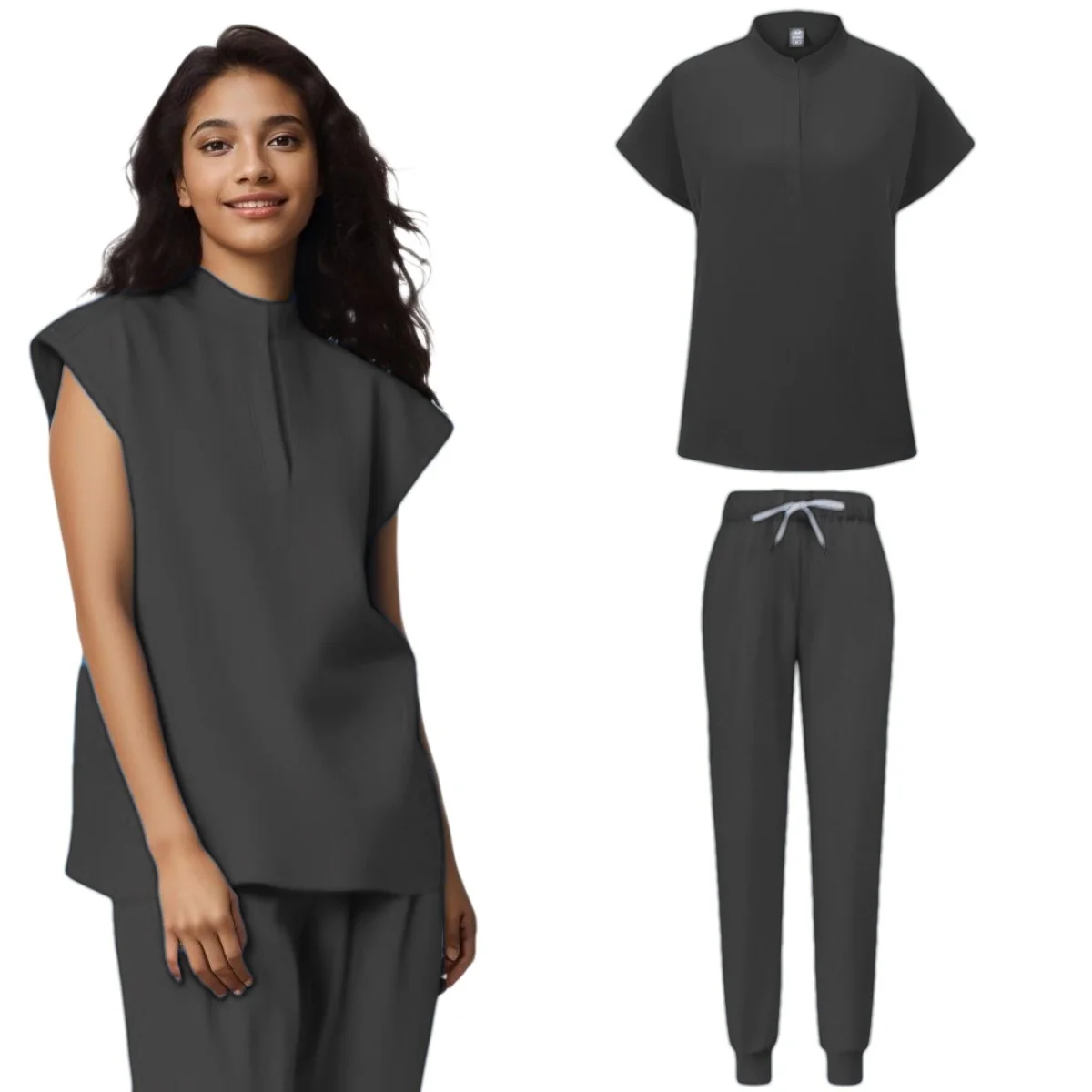 Uniformes médicaux pour femmes, ensembles ScrdecentrSets, générateurs d'hôpital, pantalons en Y à manches courtes, accessoires de soins infirmiers, vêtements de médecins