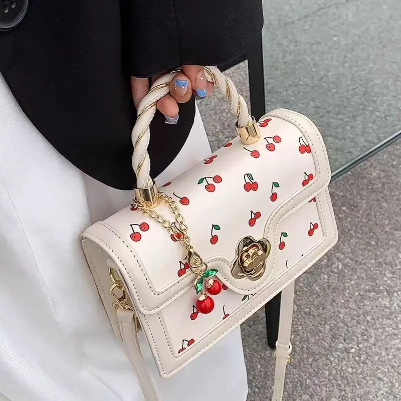

High-end and fashionable handbag, cute and beautiful, versatile, single-shoulder casual small square bag