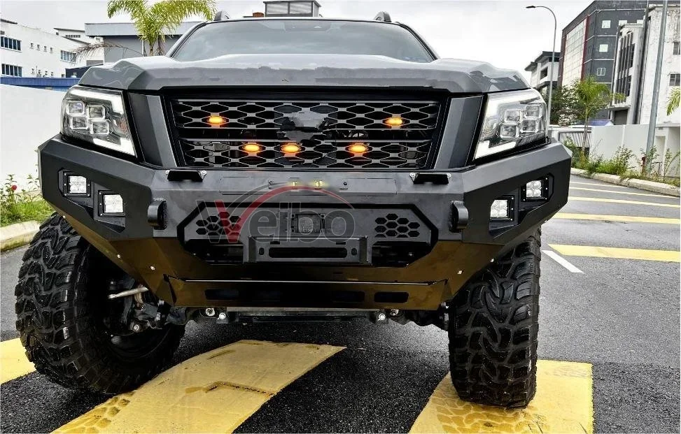Pick up Truck Off Road 4X4 Car 4x4 Accessories Steel Front Rear Bumper Bull bar For Nissan Navara Frontier Np300 2020 2022 2023