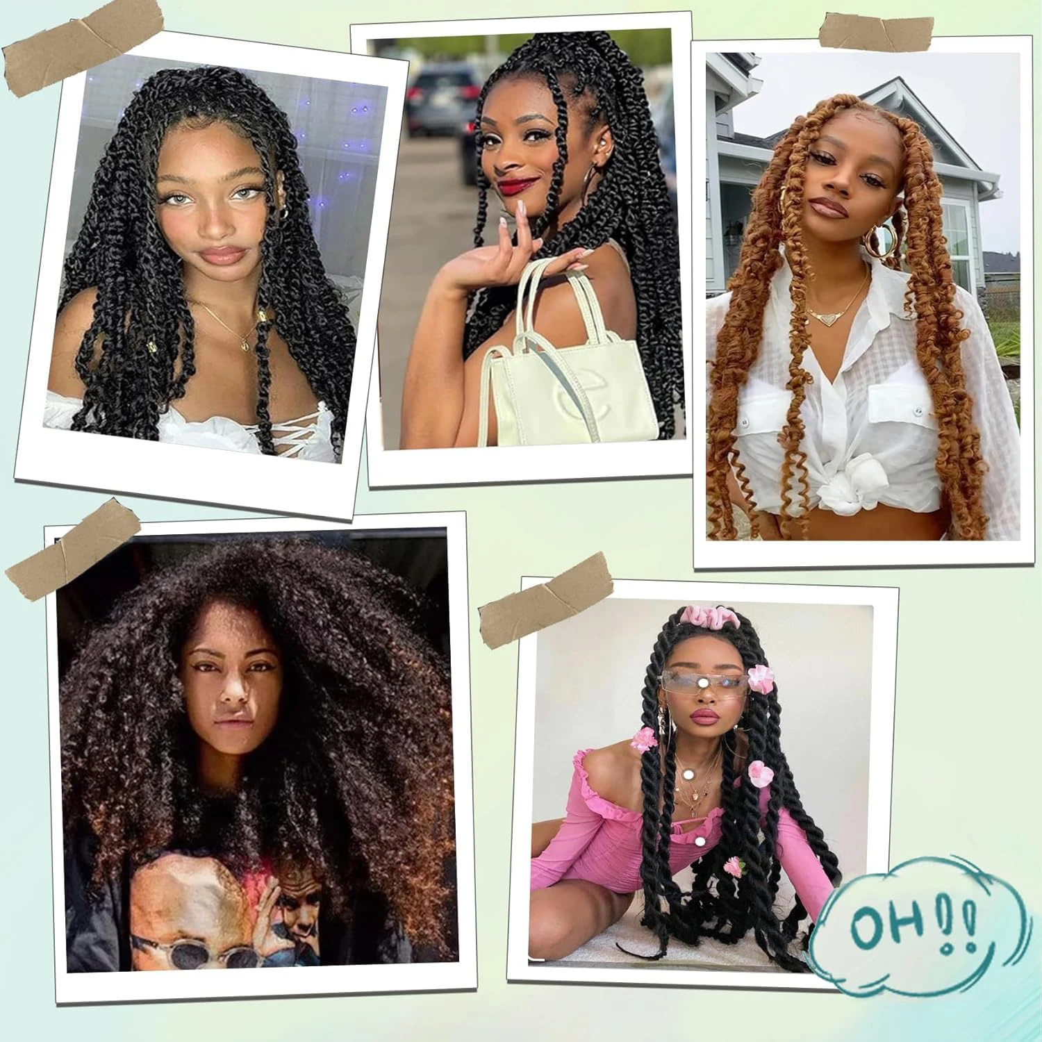 Veerkrachtig Afro Twist Haar Pre Fluffed Spring Twist Haar Afro Twist Haar Voor Zachte Locs Marley Twist Vlechthaar Synthetisch