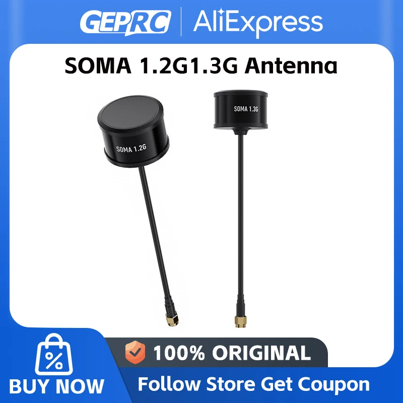 GEPRC SOMA 1.2G/1.3G Antenna Long Version Suitable RHCP SMA DIY RC FPV Quadcopter Drone Freestyle 1260-1360MHz Accessories Parts