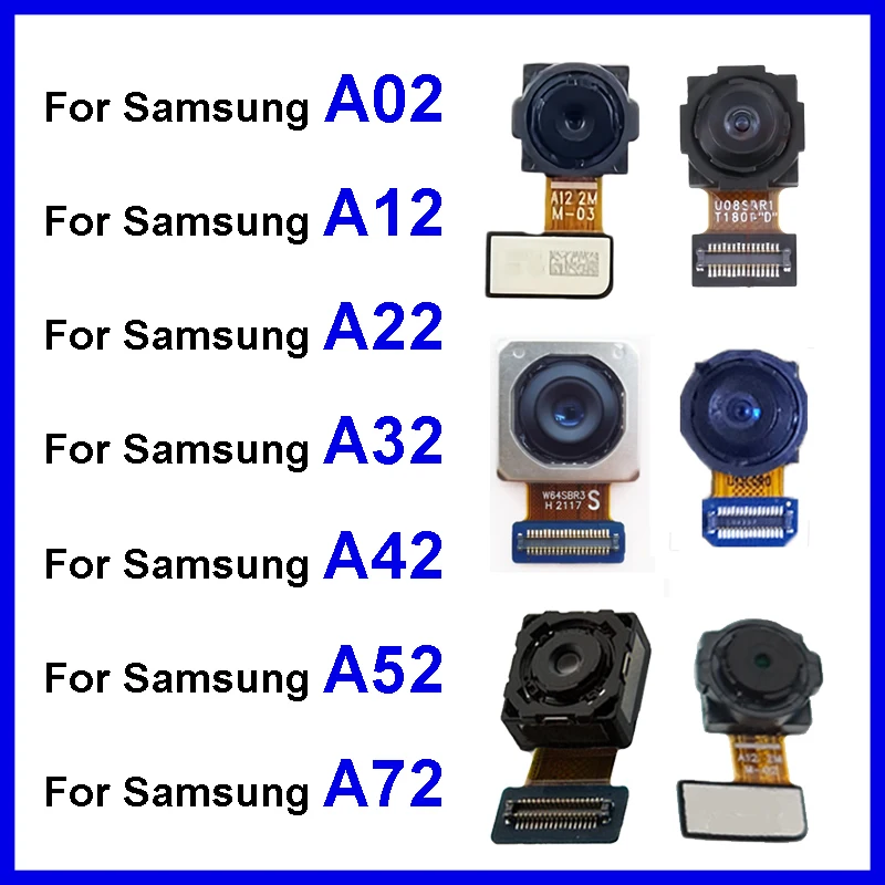 Rear all camera For Samsung Galaxy A02 A12 A22 A32 A42 A52 A52s A72 4G 5G Ultrawide-Macro-Depth camera module Replacement Parts