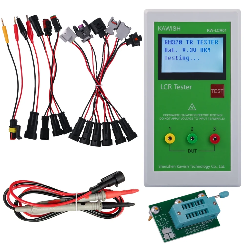 In-built Battery LCR01 TL-200 TR LCR ESR Resistance Capacitance Inductance Tester Diesel Common Rail Piezo LCR Injectors Tester