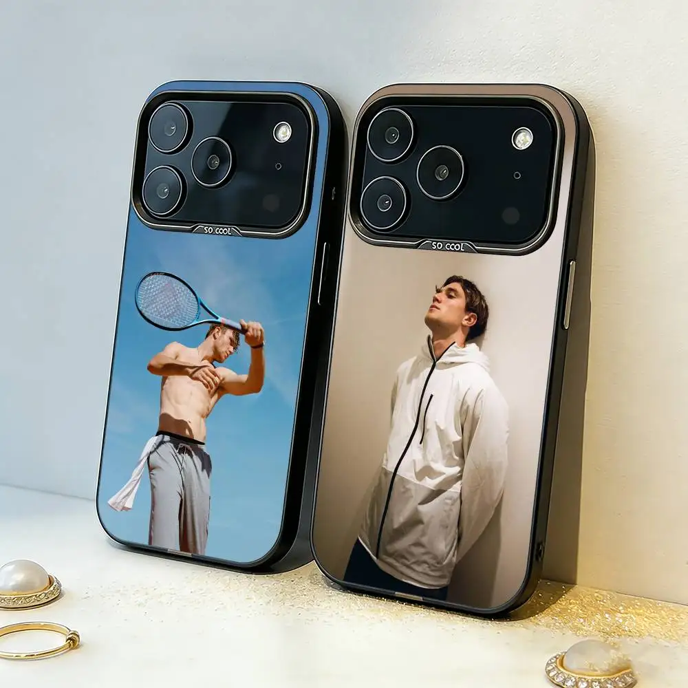 

J-Jack draper Phone Case For iPhone17,16,15,14,13,12,11,Pro,MAX White Matte Shockproof Cover