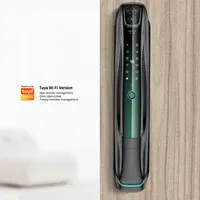 2023 SMARTEK i9 Waterproof Automatic Tuya APP Wi-Fi Record Video ID 3D Face Recognition Smart Door Lock with Eye Scanner