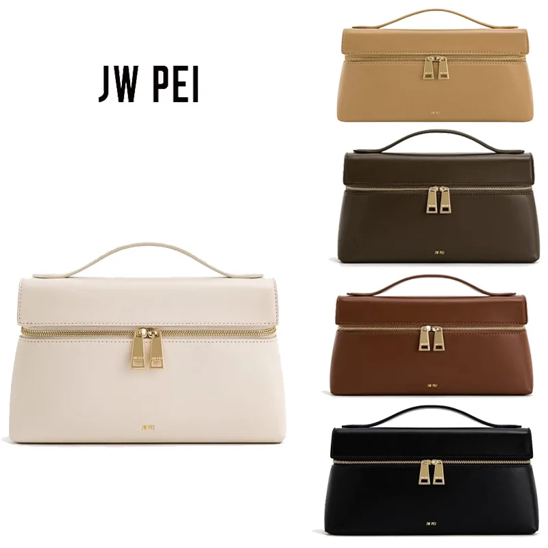 JW PEI Lunchbox-Tasche Neue Box-Tasche Nischendesign Einzel-Schultertasche Crossbody-Tasche Handtasche Tragetasche Echtes Leder Damenhandtasche