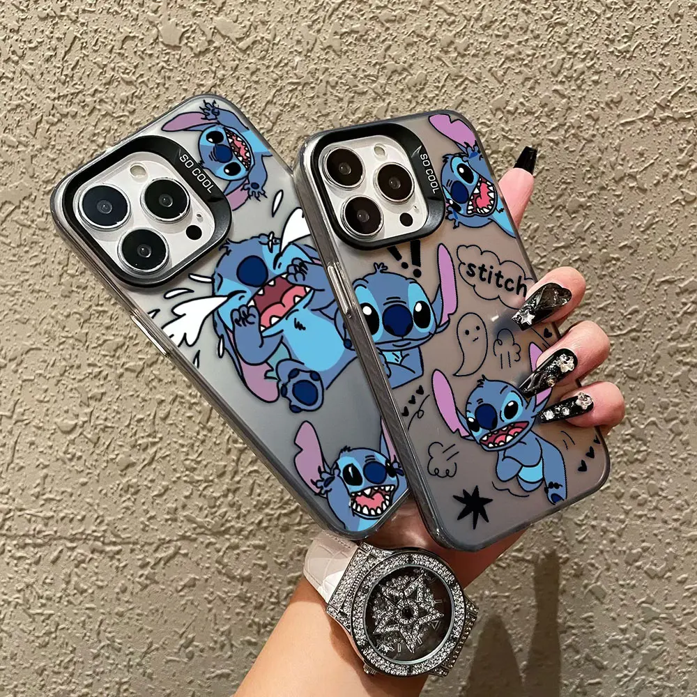 

Disney Cute Baby Lilo & Stitch Phone Case For Samsung Galaxy S25 2S4 S23 S22 S21 S20 S30 FE ULTRA PLUS Hard Shockproof Case Capa