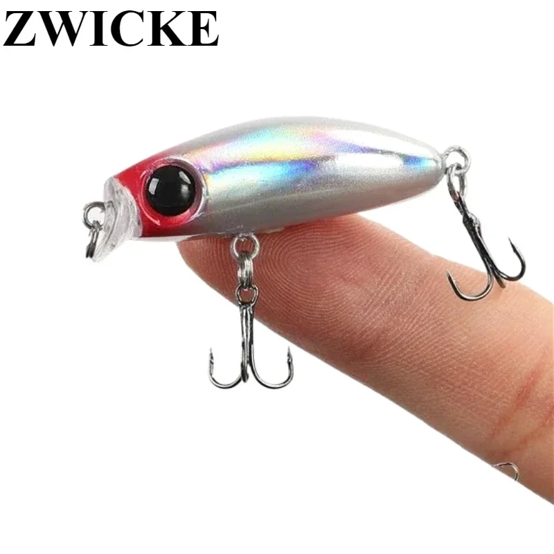 

New 35mm 2.5g Mini Minnow Slow Sinking Fishing Lure Wobbler for Pike Bass Perch Trout Artificial Hard Bait Pesca Swimbait Tackle