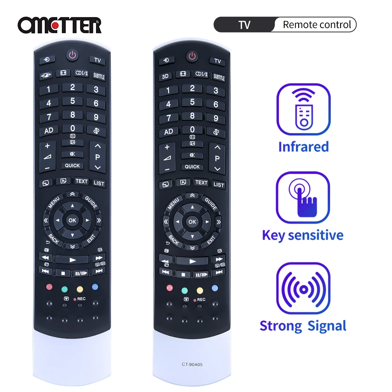 

for Toshiba Smart TV Remote Control CT-90366 CT-90404 CT-90405 CT-90368 CT-90369 CT-90395 CT-90408 90367 90388 32RL953 40TL938