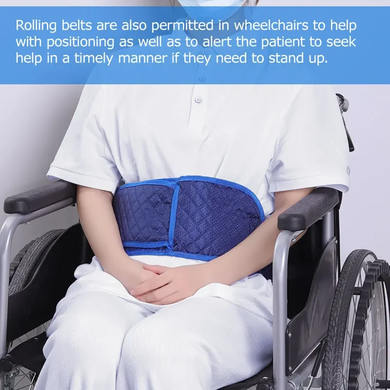 Roll Belts Positioning Device Quick-release Wheelchair or Bed Safety Sling Elderly Care Harness