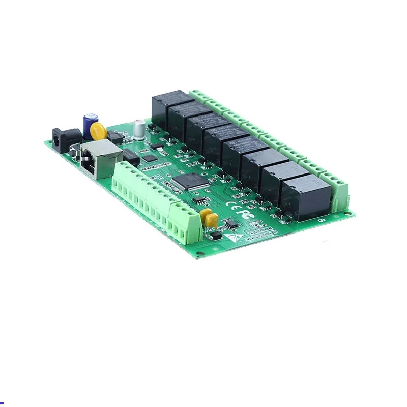 LAN WAN RJ45 TCP/IP Industrial Network 8 Channels relay board controller/automation remote control switch module