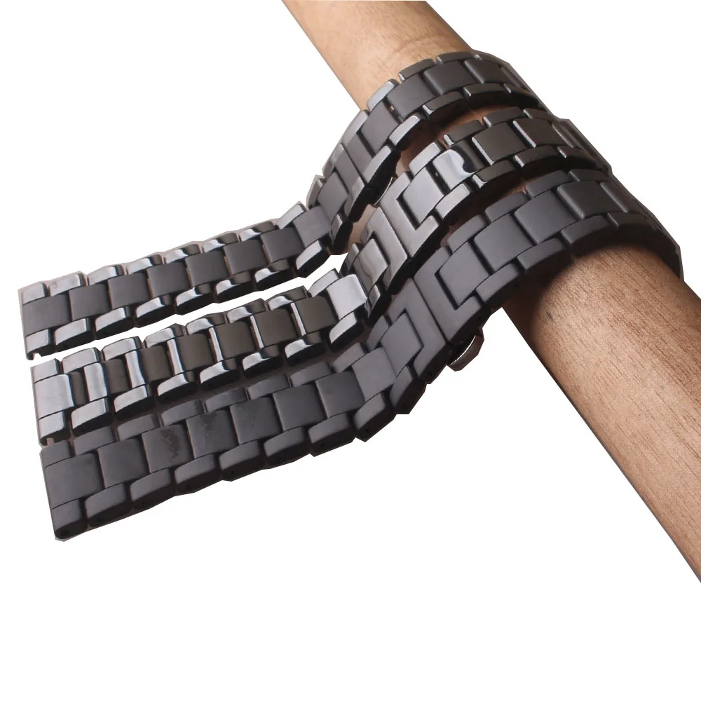 Bracelet De Montre Cuir Noir 18mm - Dégagement Rapide, Rembourré épais - Watchband Berlin