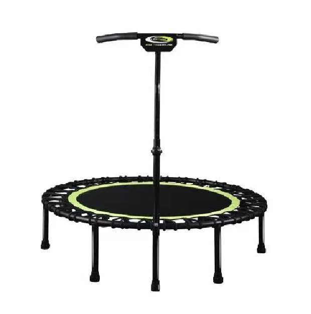 

40" Silent Mini Trampoline Indoor Exercise Fitness Trampoline with Adjustable Handle