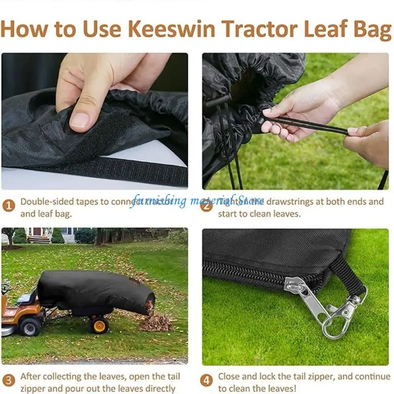 Y5GD Ventilated Needle Receiver Bag Reinforced Bottom Durability Grass Combine Use