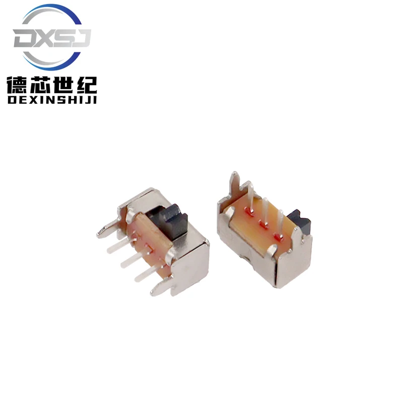 Toggle switch SS23D03G3/G4/23D03G5 Vertical double-row 8-pin 3-gear sliding handle 3/4/5mm