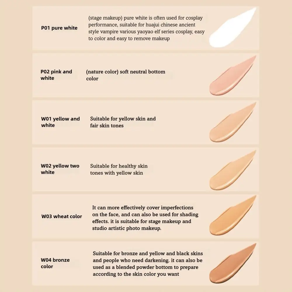 Double Wear Liquid Foundation Multicolor Long Lasting Concealer Foundation Make-up Stay in Place Moisturizing Color Mixing Agent