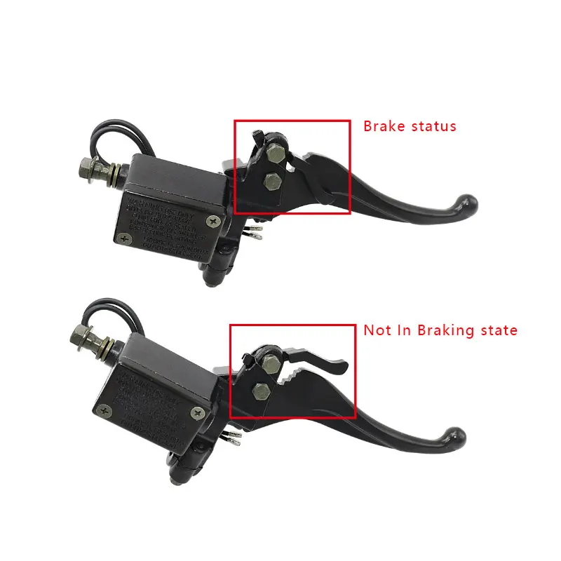 

Motorcycle brake pump with lock buckle hydraulic clutch, universal 22mm upper pump for left and right brakes, modified brake clu