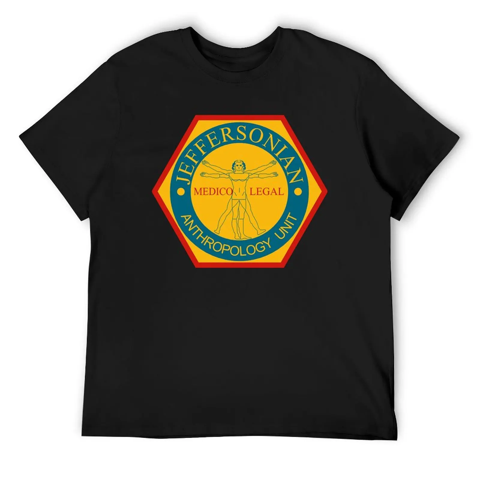 Jeffersonian Logo- Bones TV Show T-Shirt plus size tops tops t shirts for men graphic