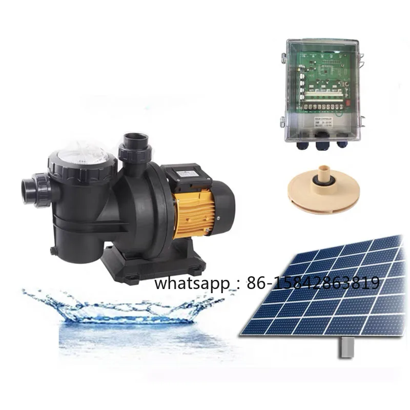 Solar Pool Pump Land Pump DC 24/48/72V Solar Portable Water Exchange Pump Photovoltaic DC Pump SJP17/15-D48/500