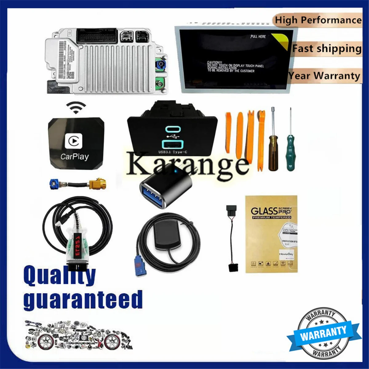 HC3T-14F014-BD Factory Sync 2 to Sync 3 Upgrade Kit APIM Module Carplay Antenna GPS Navigation Compatible