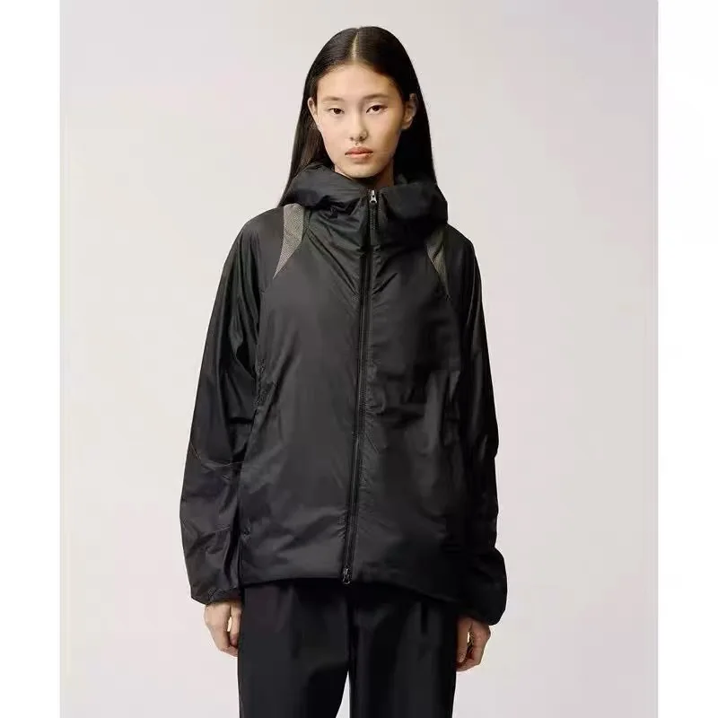 

Lightweight Breathable Me Cotton Jaet Outdoor Casual Hooded Coat Windproof Warm Youth Faion Basic Sle Zipper...