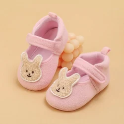 1 pair of cute, comfortable and beautiful soft soled baby flat shoes