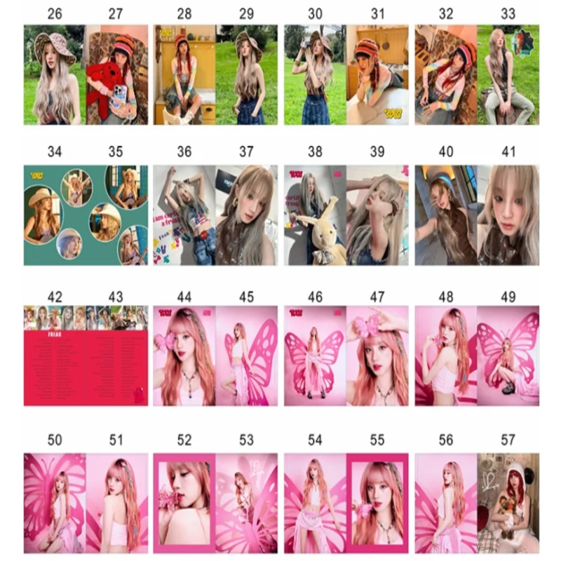 Imagem -05 - Photo Gallery Sticker Poster Bookmark Cartão de Coleção K-pop Yuqi Álbum Retrato Presentes para Fãs Novo Gi-dle hd