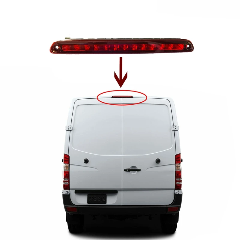 A024-for Mercedes Sprinter / Crafter 2006-2019 LED Rear High Brake Back Light Lamp 3RD Third Brake Stop Light