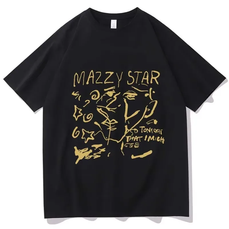 

Mazzy Star T-shirt Cotton High Quality Comfortable Tshirts Alternative Rock Band Printing Tee-shirt Summer Camiseta Hombre Women