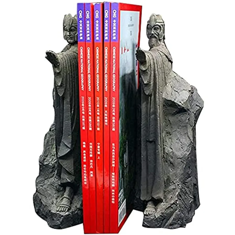 Sujetalibros Decorativos de Resina, El Señor de los Anillos, El Hobbit, Separadores de Libros, Azul, Grande