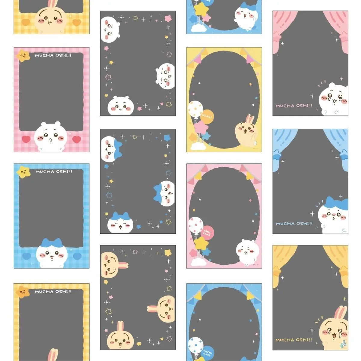 

Chiikawa 3-дюймовый пластиковый чехол для карт для карт, подходит для сбора звезд, прозрачный защитный чехол, подарок на складе, милый