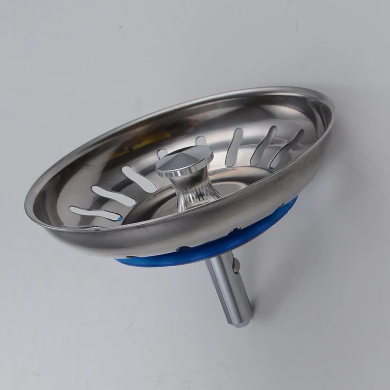 Stainless Steel 304 Drain Filter Cover Sink Accessories Double Slot Drain Plug Head Sink Kitchen Sink Accessories