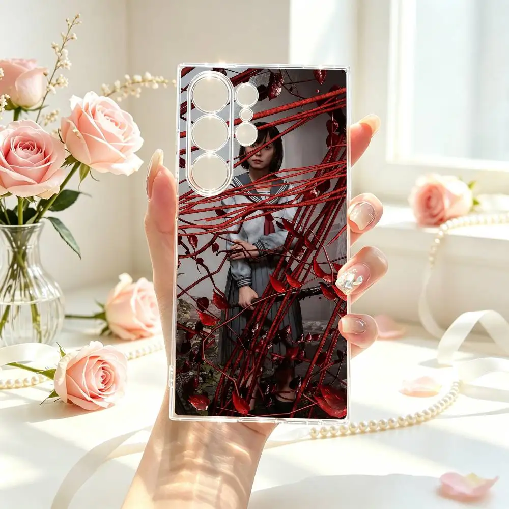 Silent H-Hill Horror Game Phone Case Transparent Silicone Soft For Samsung S25,S24,S21,S22,S23,S30,Ultra,S20,Plus,Fe