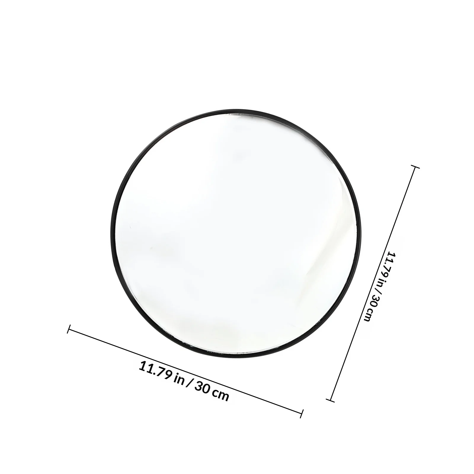 Convex Security Mirror for Outdoor Traffic Surveillance Wide Angle Blind Spot Detection Spherical Road Junction