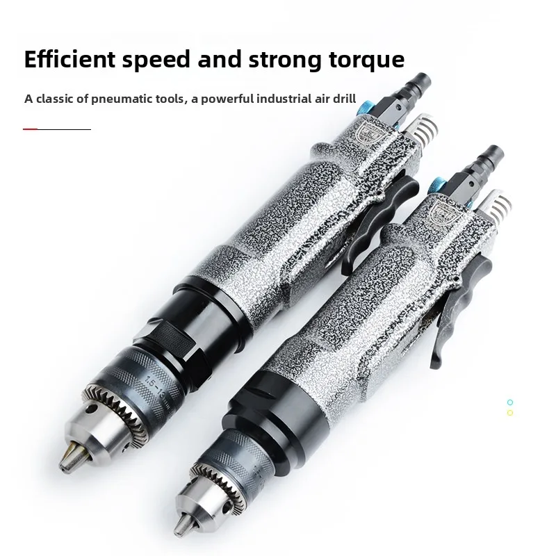 Lianxi Powerful Straight Air Drill, Forward and Reverse Air Drill, 1/2 Speed Adjustable Tapping Machine, Threading Machine, Drilling Machine 3/8