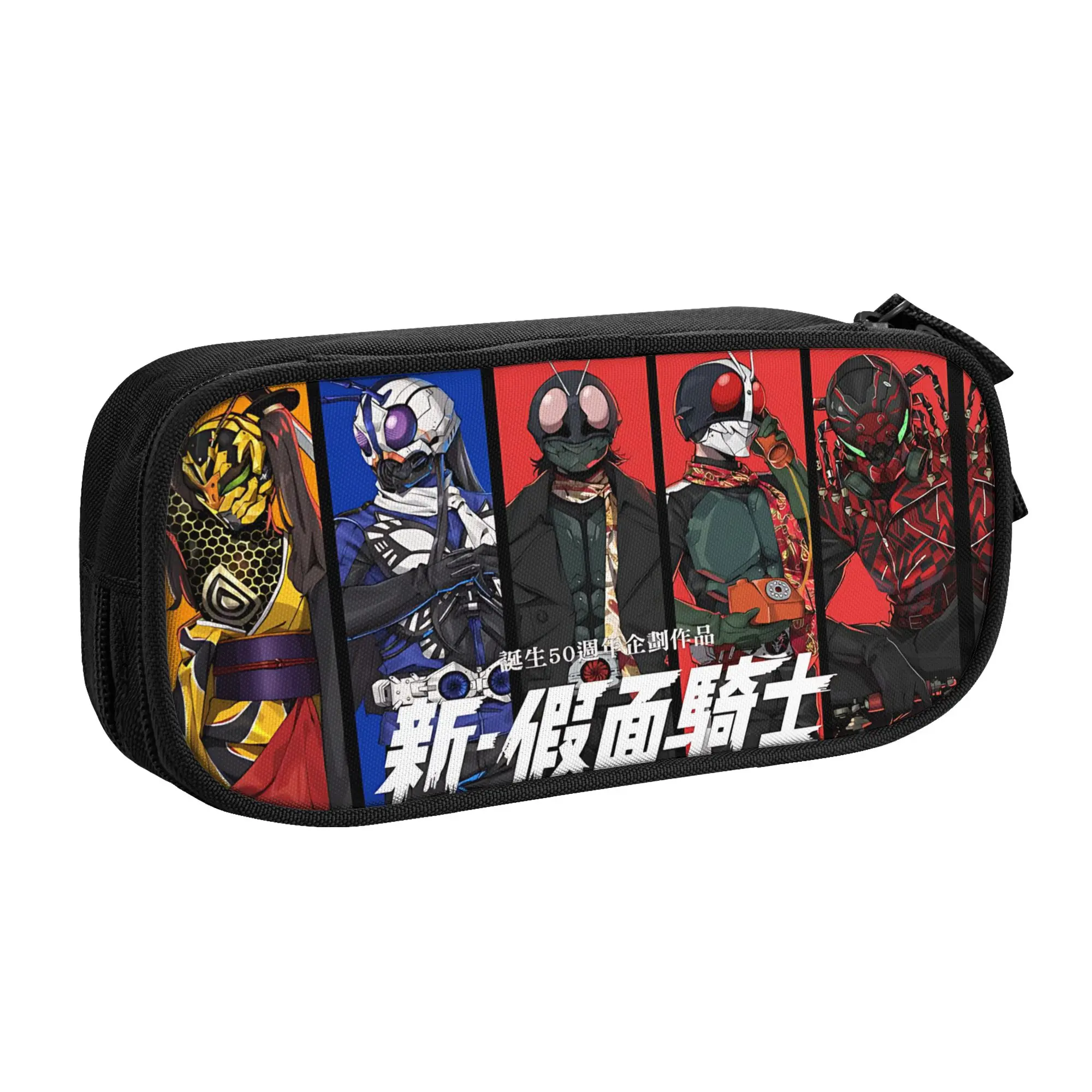 Large Capacity Bags for Child Cartoon Kamen Rider  Handheld Study Bag for Boys Gilrs Kids