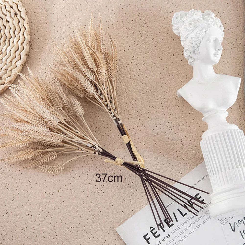 Rabbit Tail Grass Artificial Flowers For Wedding Party DIY Craft Bouquet Wheat Ear Flower Decoration Rabbit Tail Grass