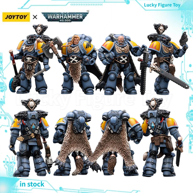 

[В наличии] JOYTOY, подлинная оригинальная 1/18 Warhammer 40K Space Wolf Claw Squad, аниме-модель, игрушка, подарочная коллекция