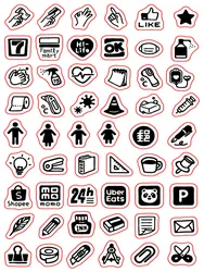 2024 New Daily small icons 8 stamp Clear Stamps for Scrapbooking Transparent Silicone Rubber DIY Photo Album Decor