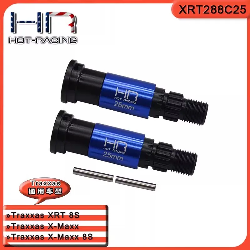 

HR +25mm Steel CV Wheel Shafts for Traxxas X-Maxx 6S 8S XRT