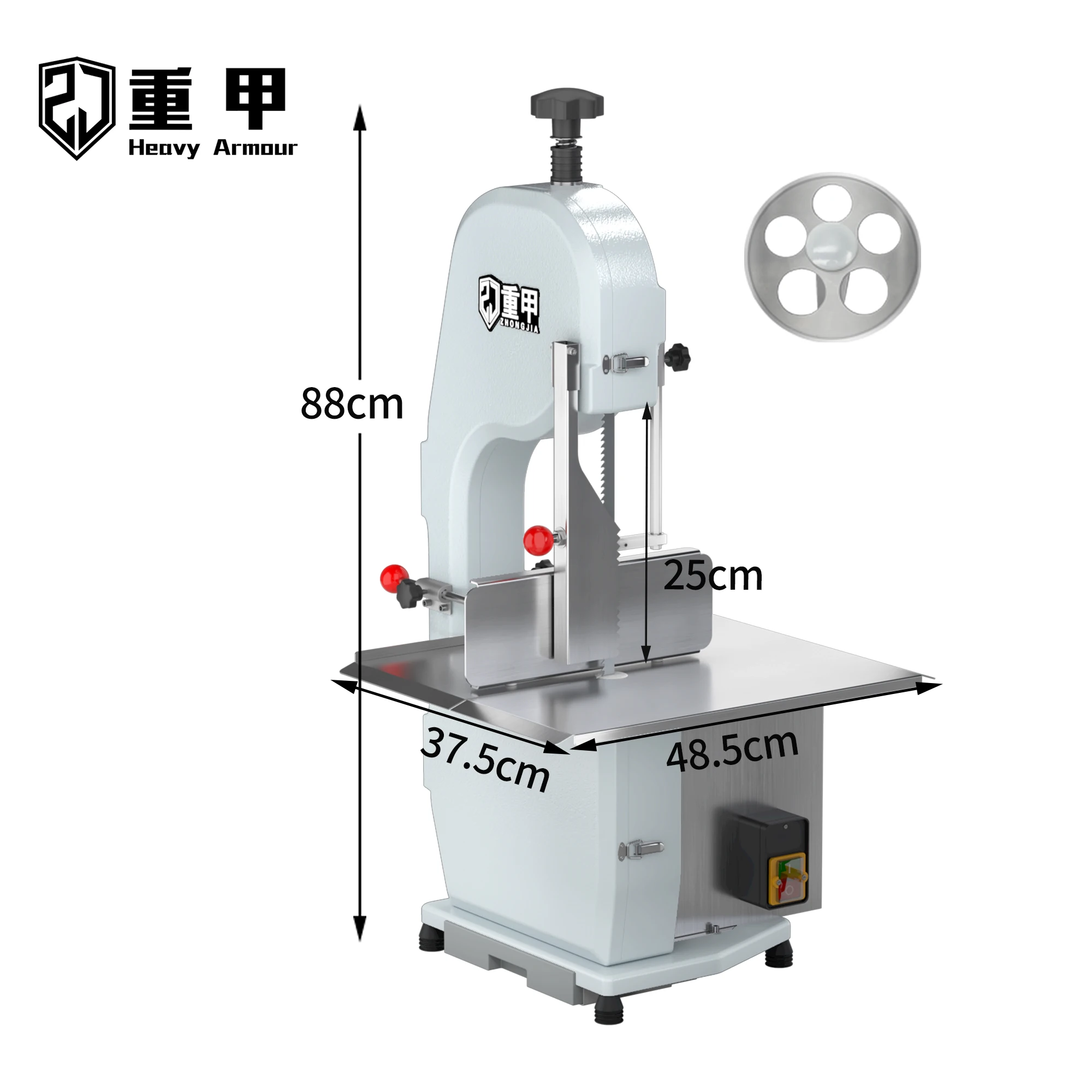 Bone Saw Machine Butchers Automatic Heavy Duty Meat Cutting Machine Bone Saw Commercial Bone Saw Machine