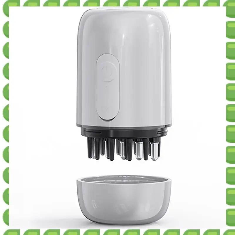 

A04V Электрический массажер для кожи головы и аппликатор для масла для волос, диспенсер для лечения кожи головы для роста волос, перезаряжаемый A