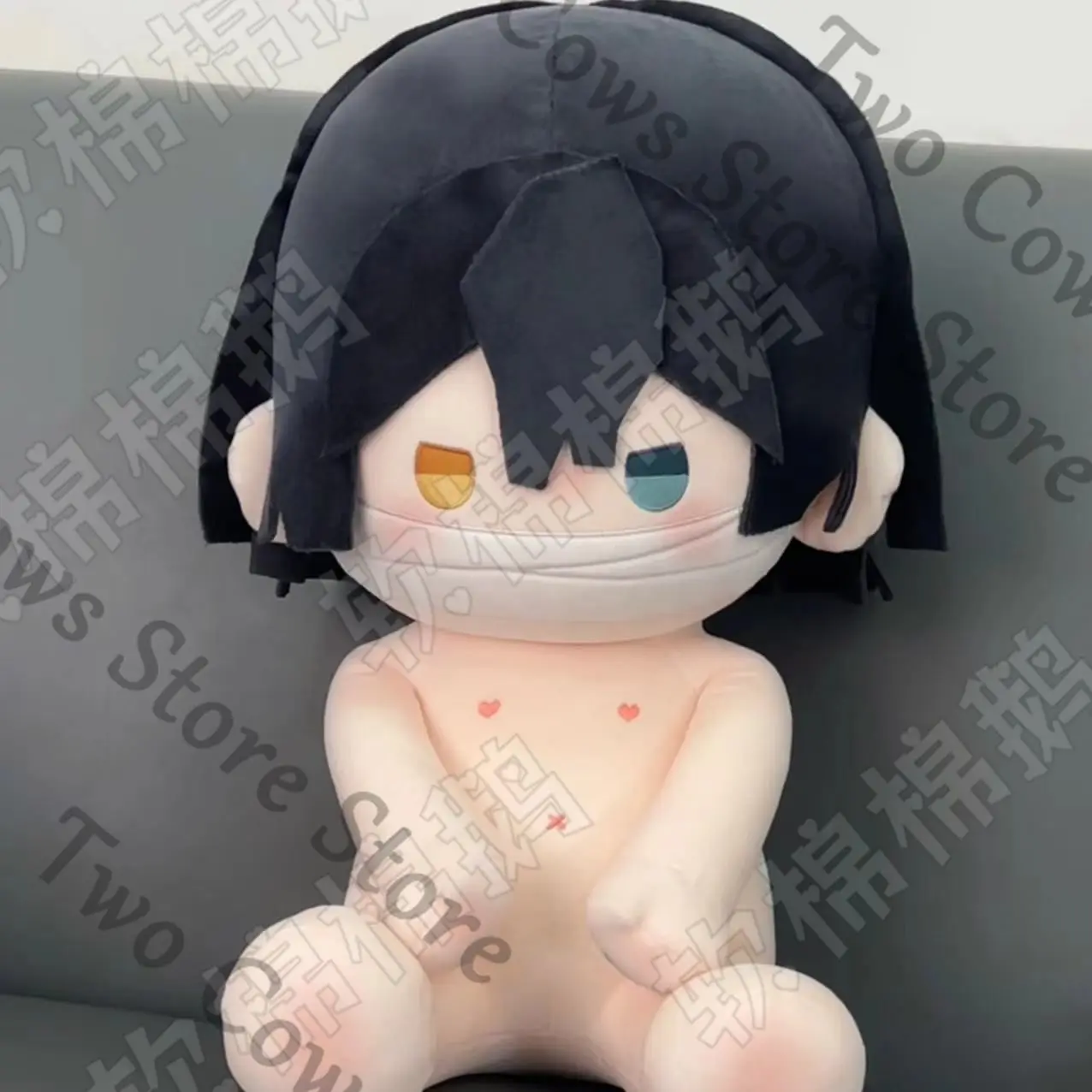 

Demon Slayer Anime ambitus Iguro Obanai colleagues attribute 40cm Naked Cotton Doll toys super cute Birthday gift
