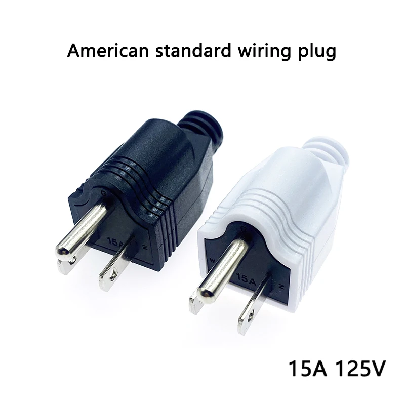 

1pcs US American 3 Pin AC Electrical Power Male Plug Adaptor Adapter Wire Rewireable Extension Cord Connector