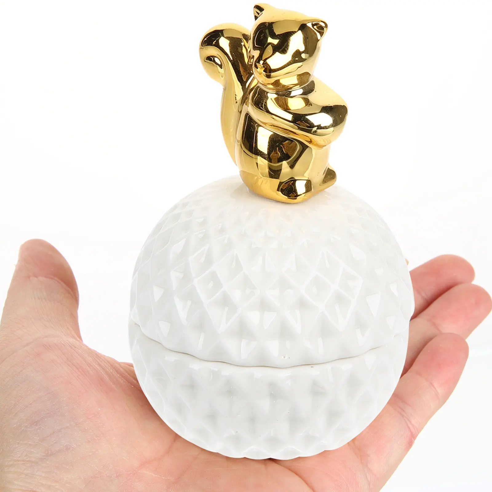 

Ceramic Jewelry Box Animal Design Decorative Jewelry Organizer Case Sundries Storage Container for Rings Earrings Bracelets