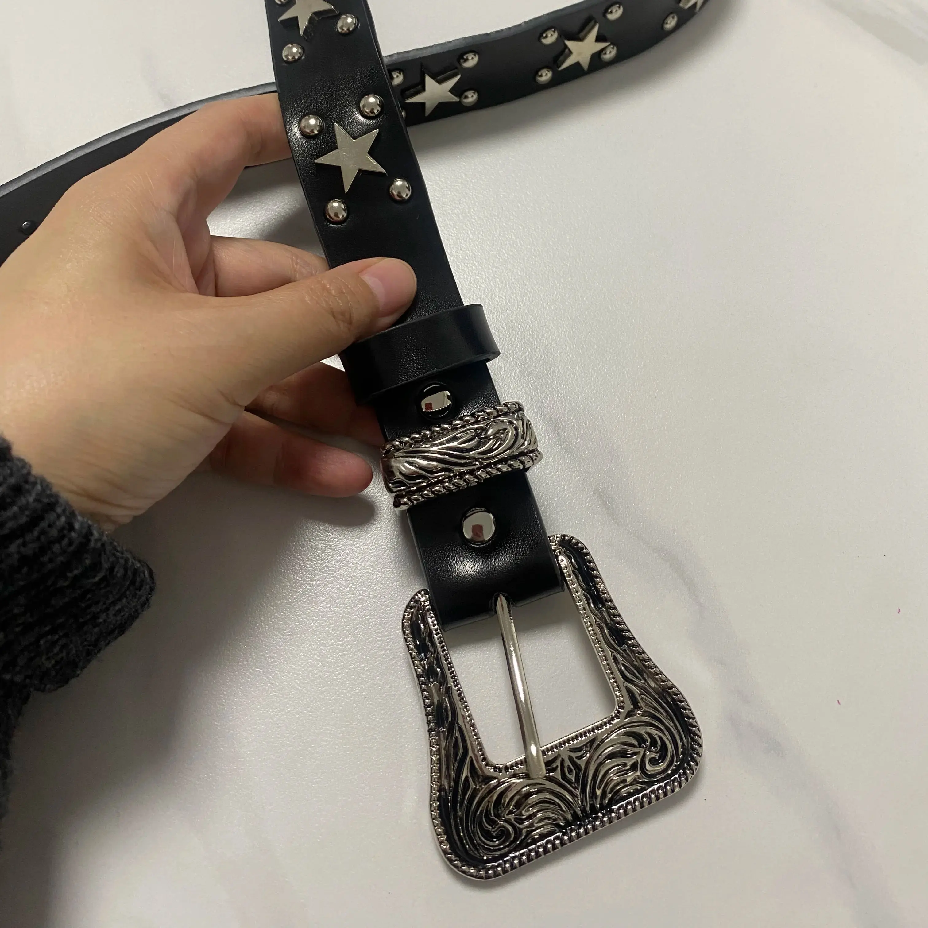 women's-fashion-black-genuine-leather-rivet-punk-cummerbunds-female-dress-corsets-waistband-belts-decoration-hip-hop-belt-r2449