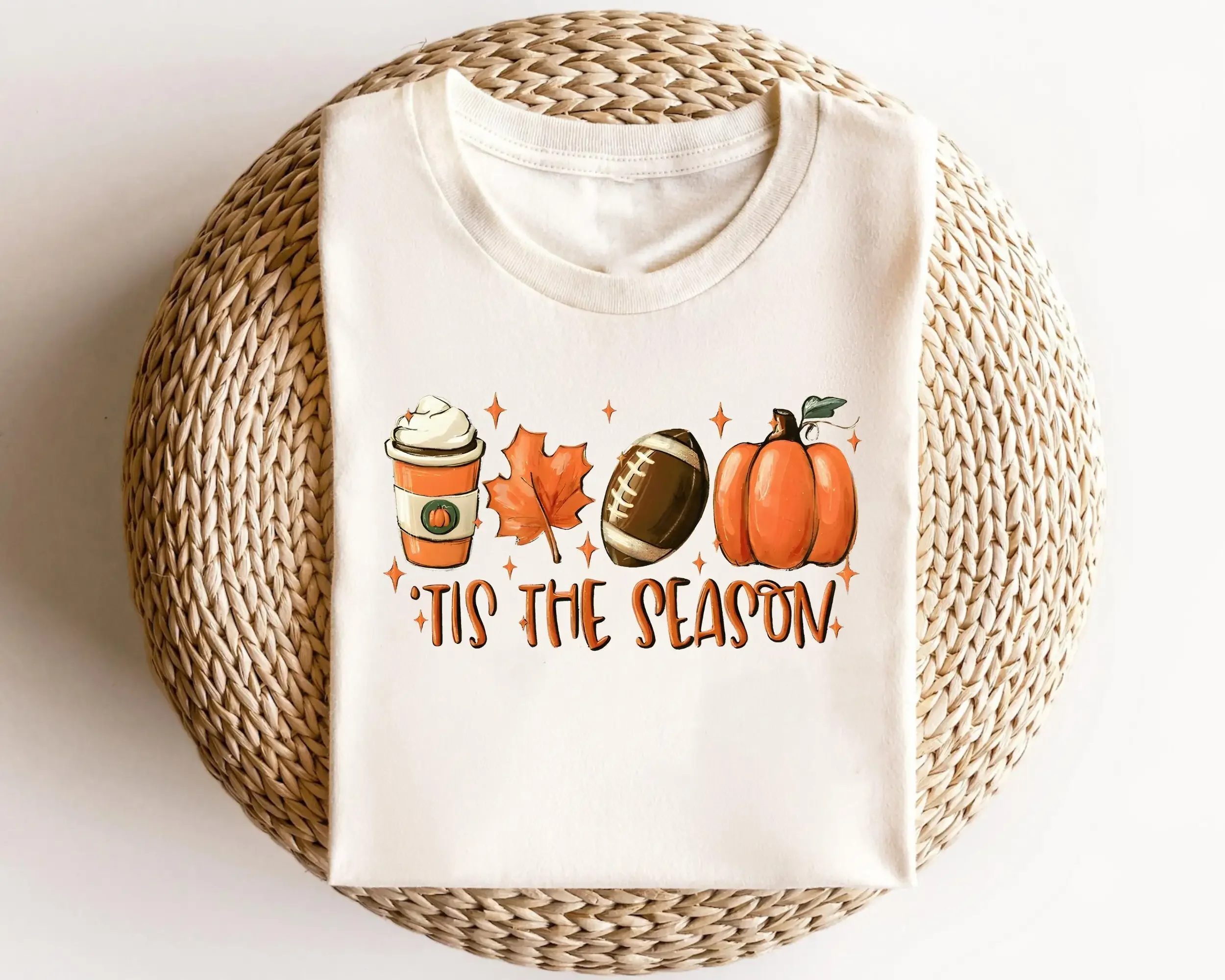 

Футболка Tis The Season осень-осень для женщин