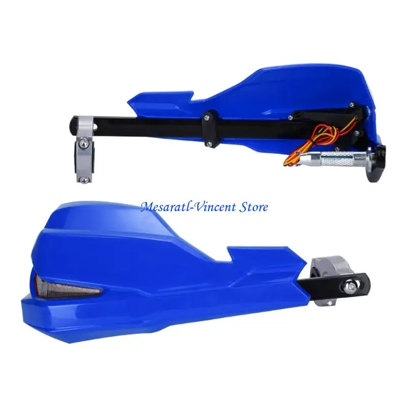 A70F Offroad-Motorrad-Handprotektoren mit LED-Beleuchtung, kratzfesten Oberflächen und einfachem Montagesystem für – Detail 8