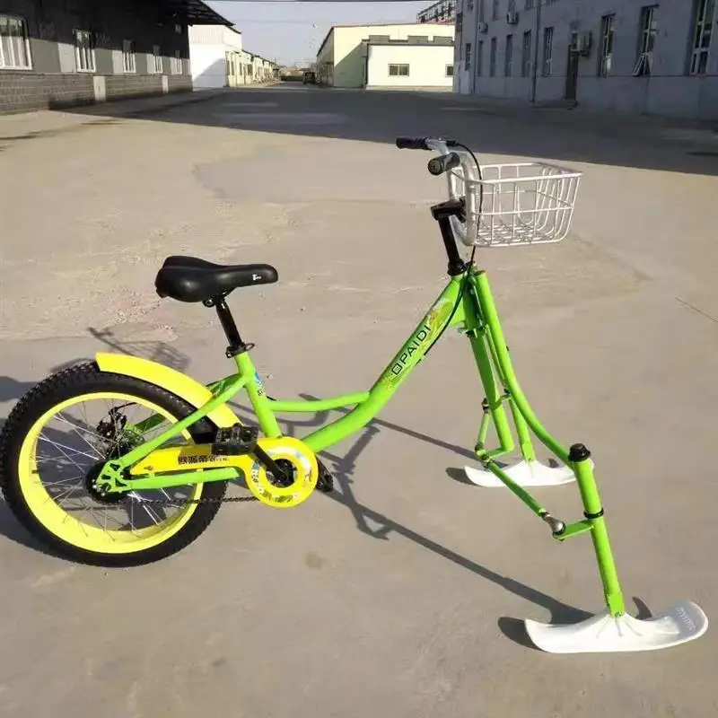 2-Person Winter Touring Snowmobile Bicycle For Winter Adventures