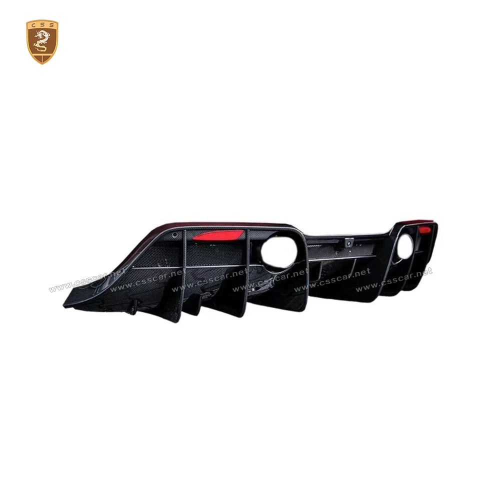 Carbon Fiber Body Kit For Ferrari F8 Upgrade Keyvany Style Car Front Splitter Rear Diffuser Side Skirt Spoiler Wing Accessories